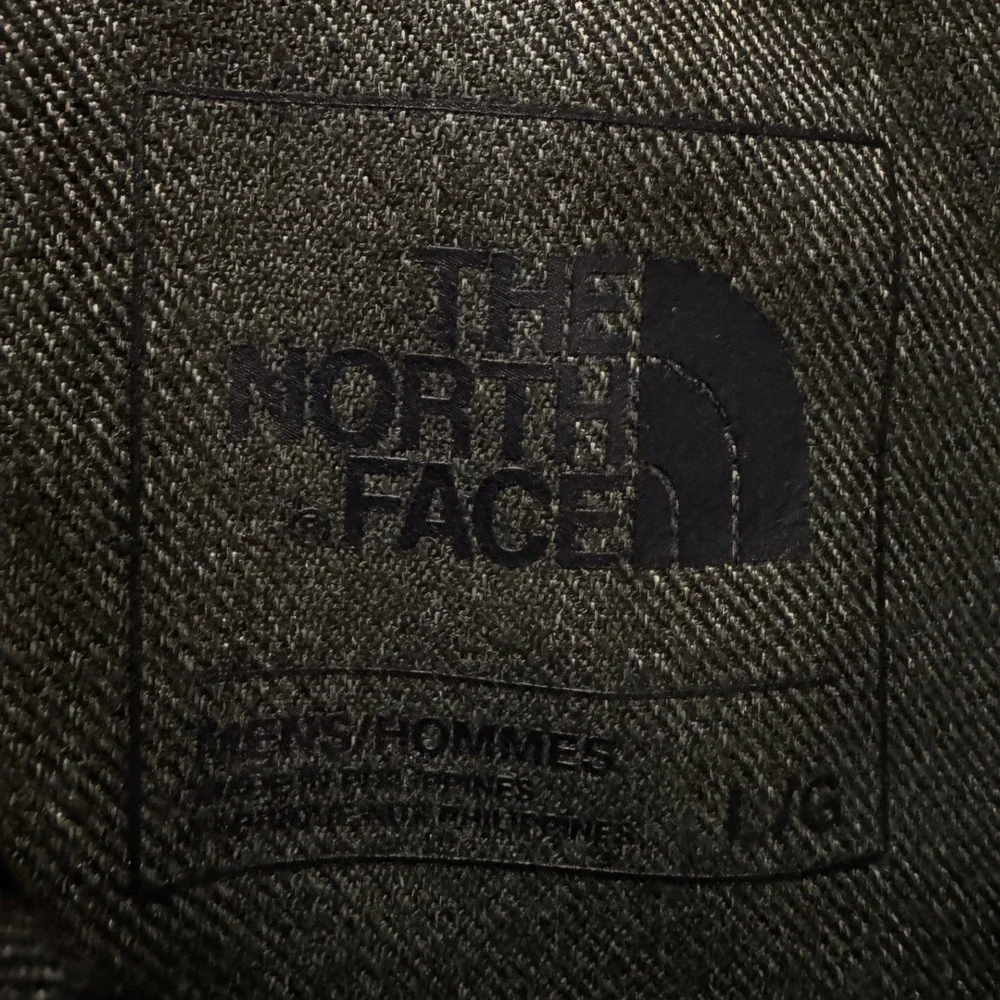The North Face Men's Short Sleeve Button-Up Shirt Size L Green Gorpcore